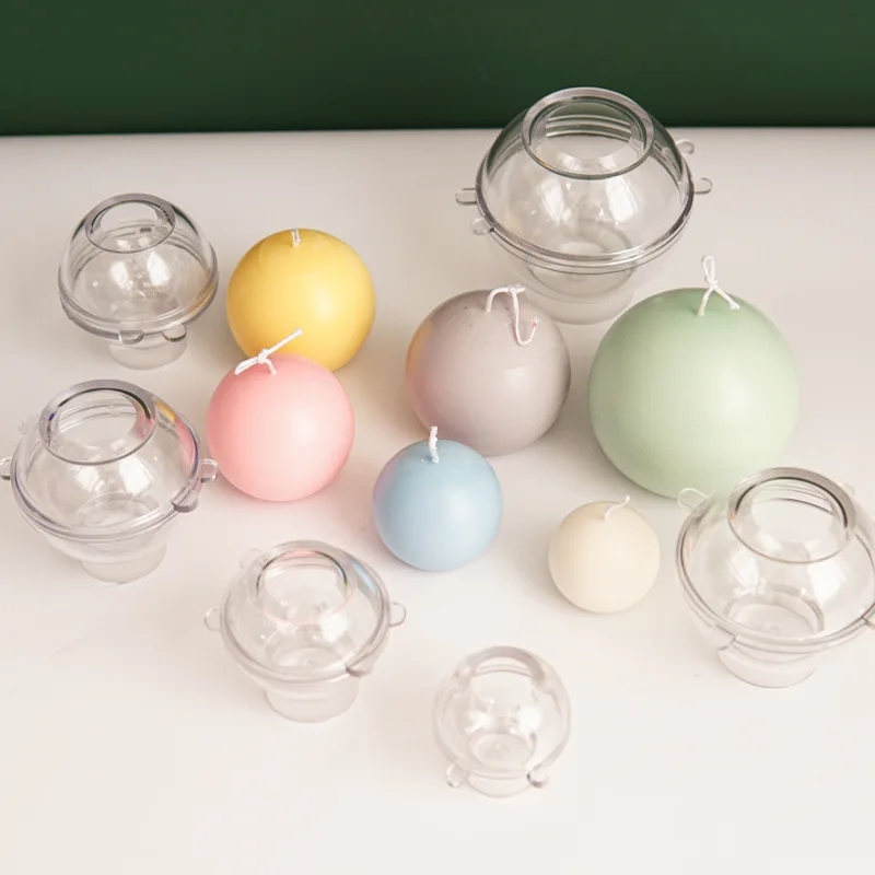 Candle Making Activity - 5-8cm Spherical Candle Plastic Mold Home