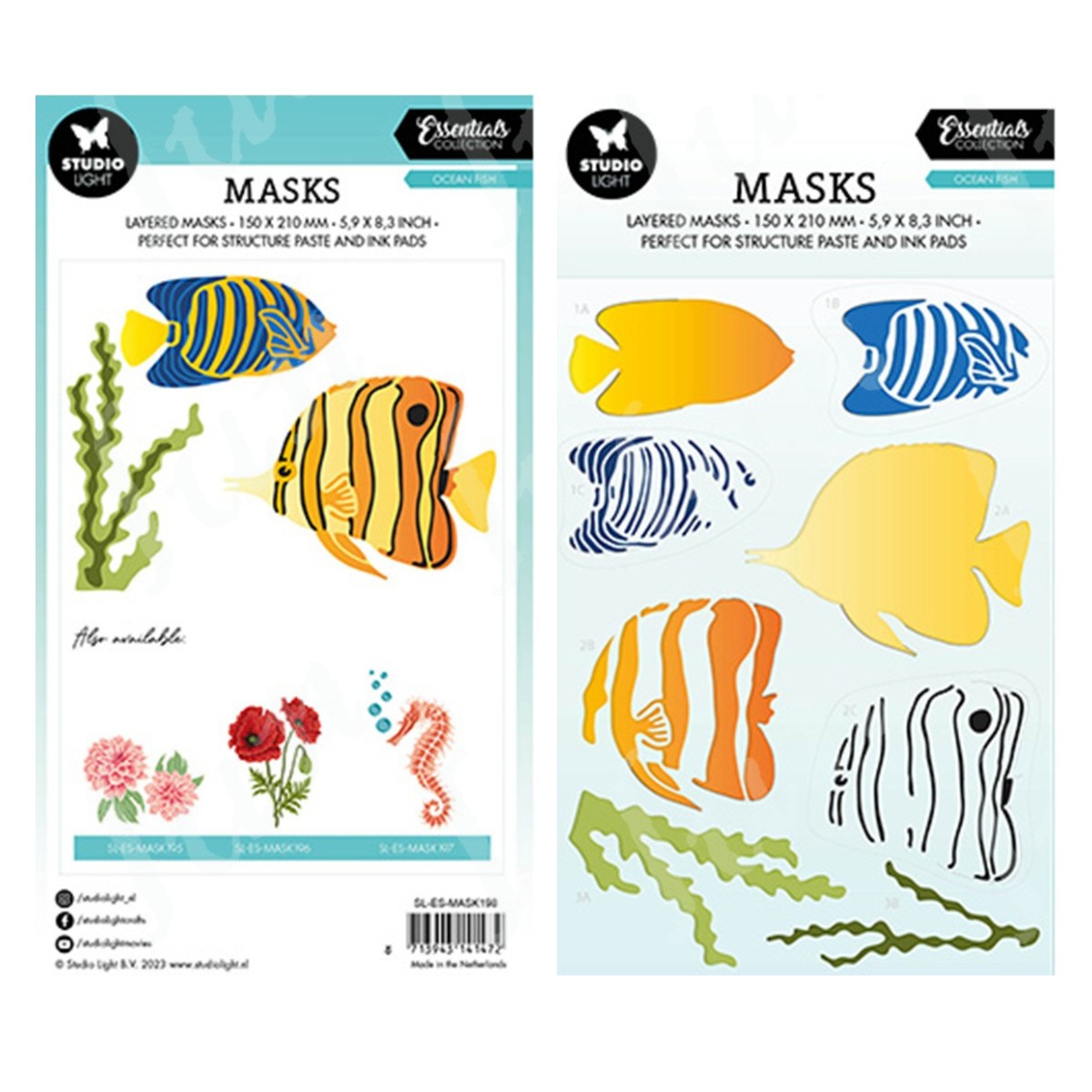 2023 New Ocean Fish Stencils M - огляд і ціна Candle Making Kit Wholesale