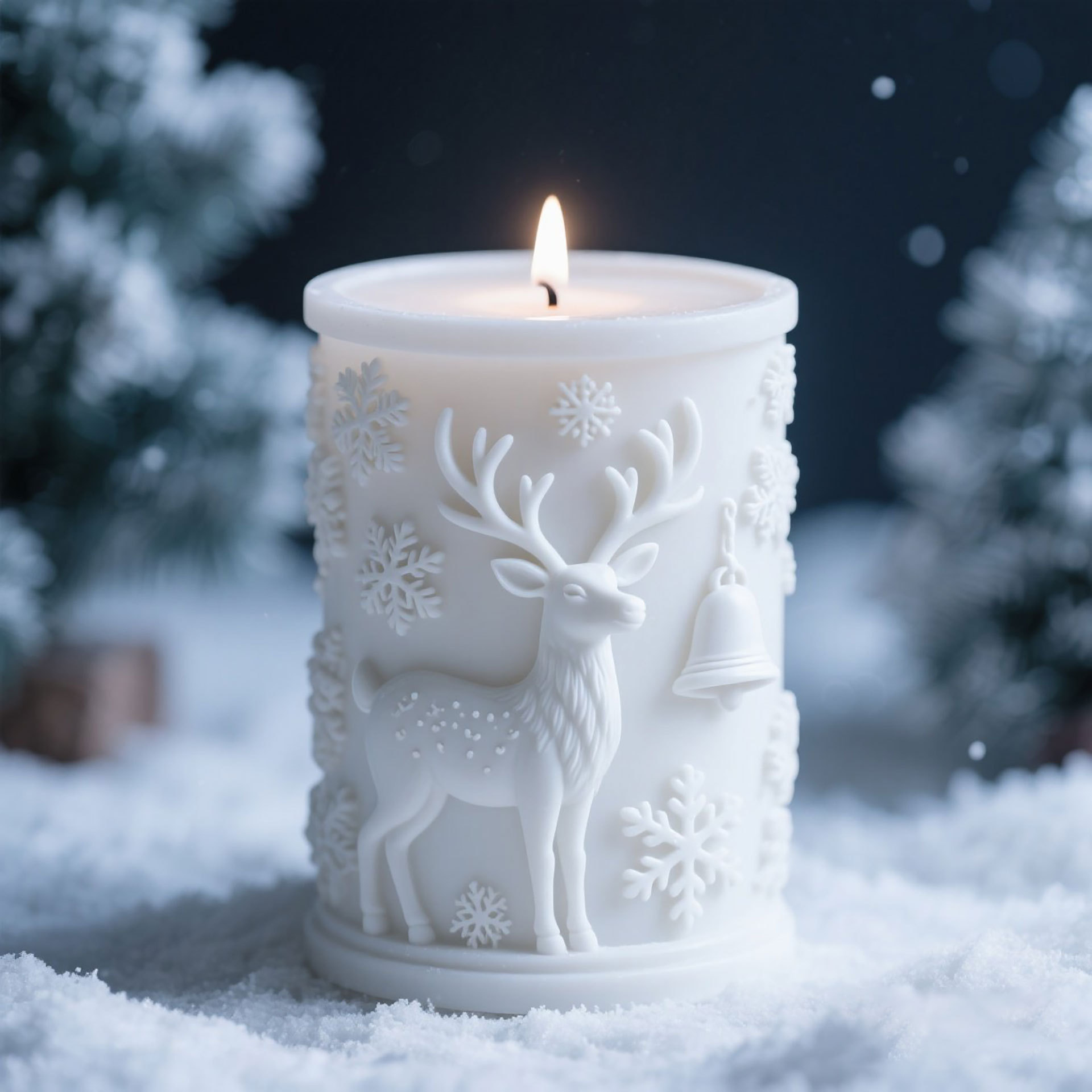 3D Relief Cylinder Christmas S - огляд і ціна Candle Making Activity