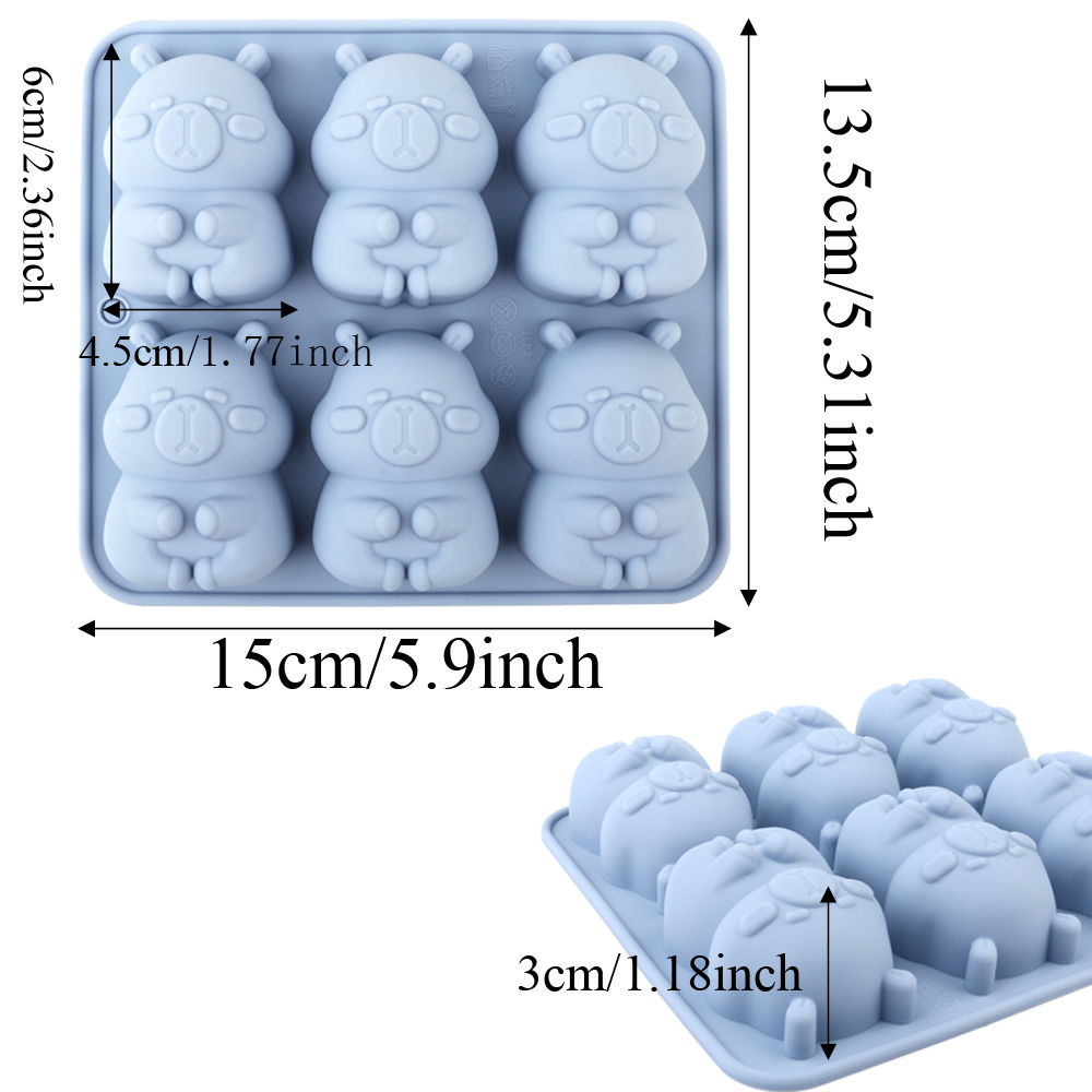 1 Silicone Cake Mold in the Sh - огляд і ціна Candle Making Jelly