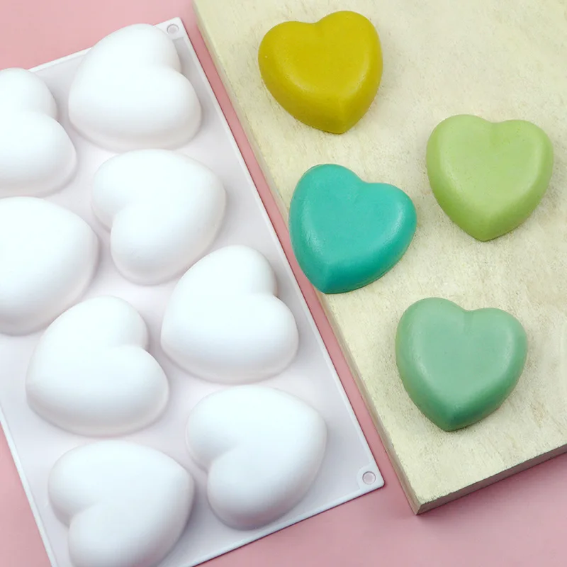 Love Heart Silicone Soap Mold  - огляд і ціна Candle Making Activity