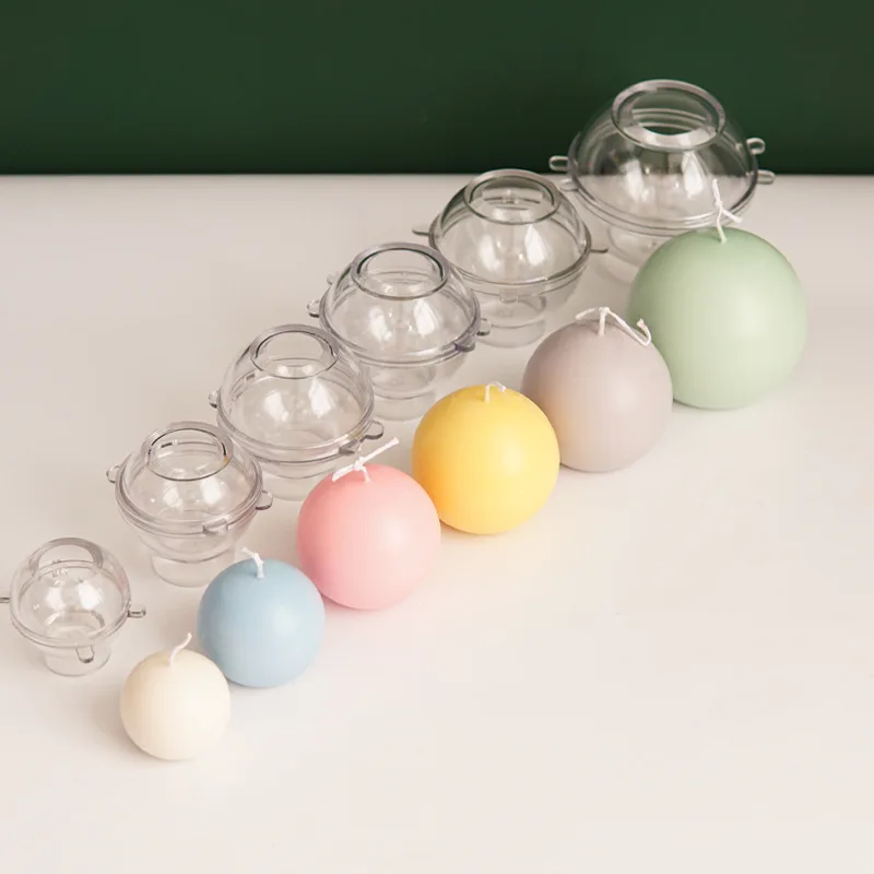 5-8cm Spherical Candle Plastic - огляд і ціна Candle Making Activity