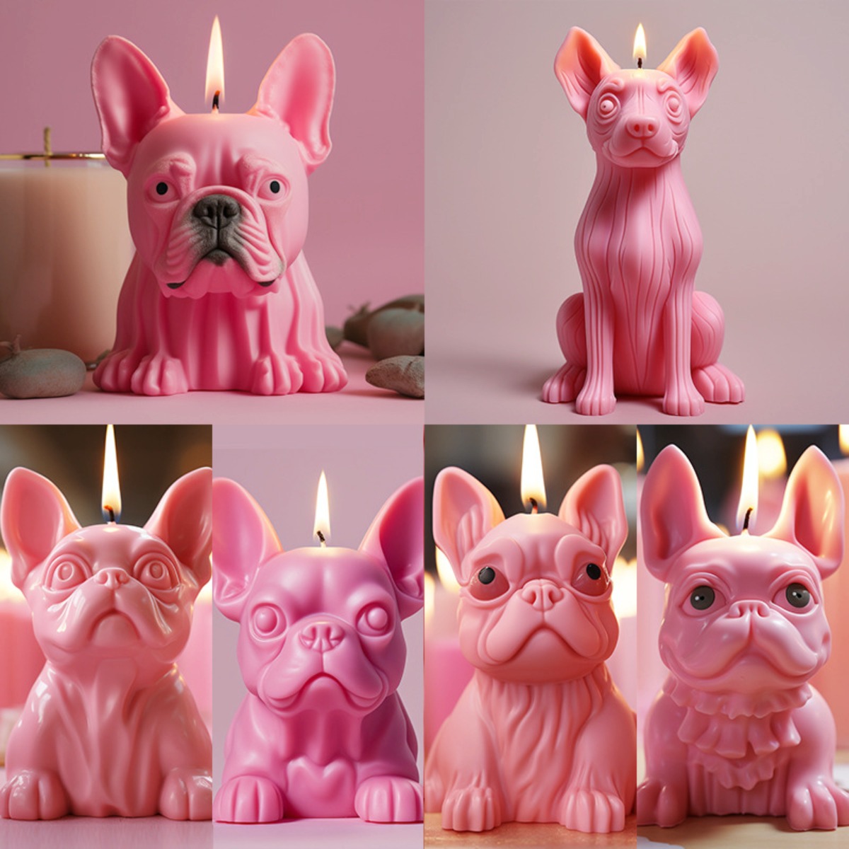 Pekingese Puppy Pug Animal Can - огляд і ціна Candle Making Kit Wholesale