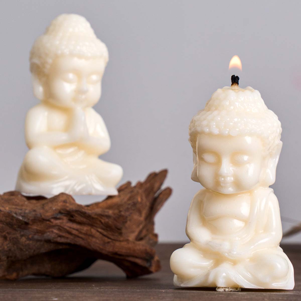 3D Buddha Silicone Candle Mold - огляд і ціна Candle Making Process
