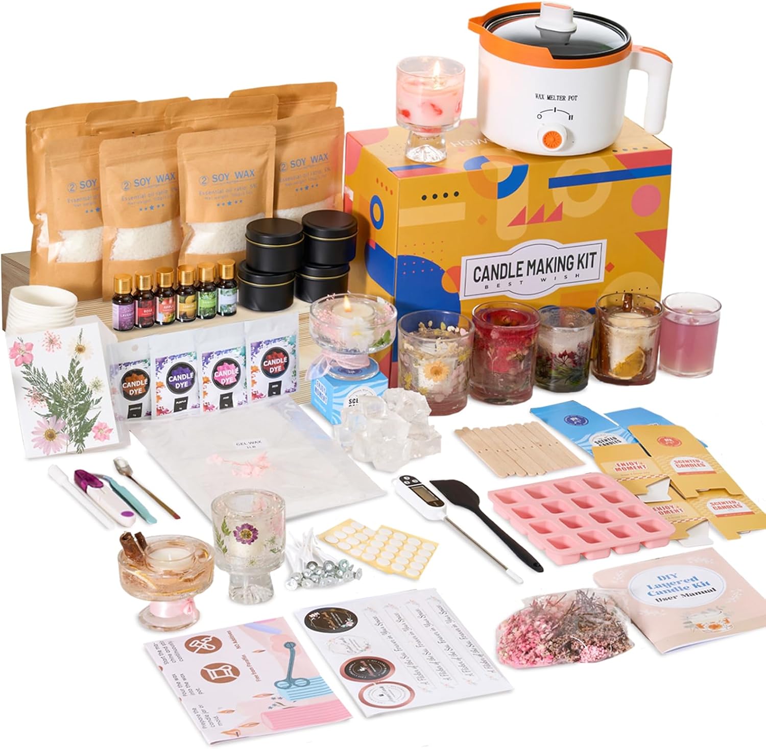 2-in-1 Soy & Jelly Wax DIY Can - огляд і ціна Candle Making Jelly