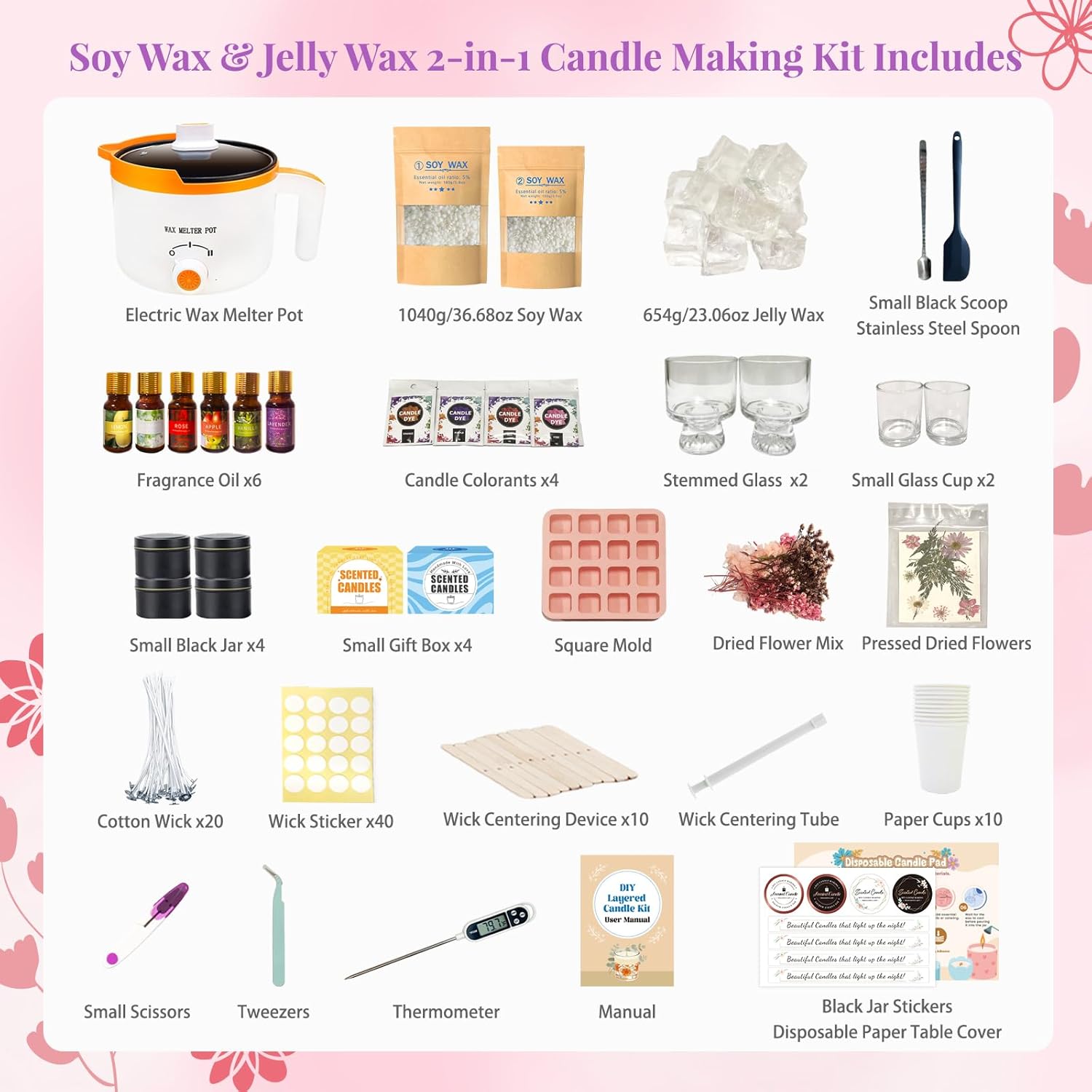 2-in-1 Soy & Jelly Wax DIY Can - огляд і ціна Candle Making Jelly