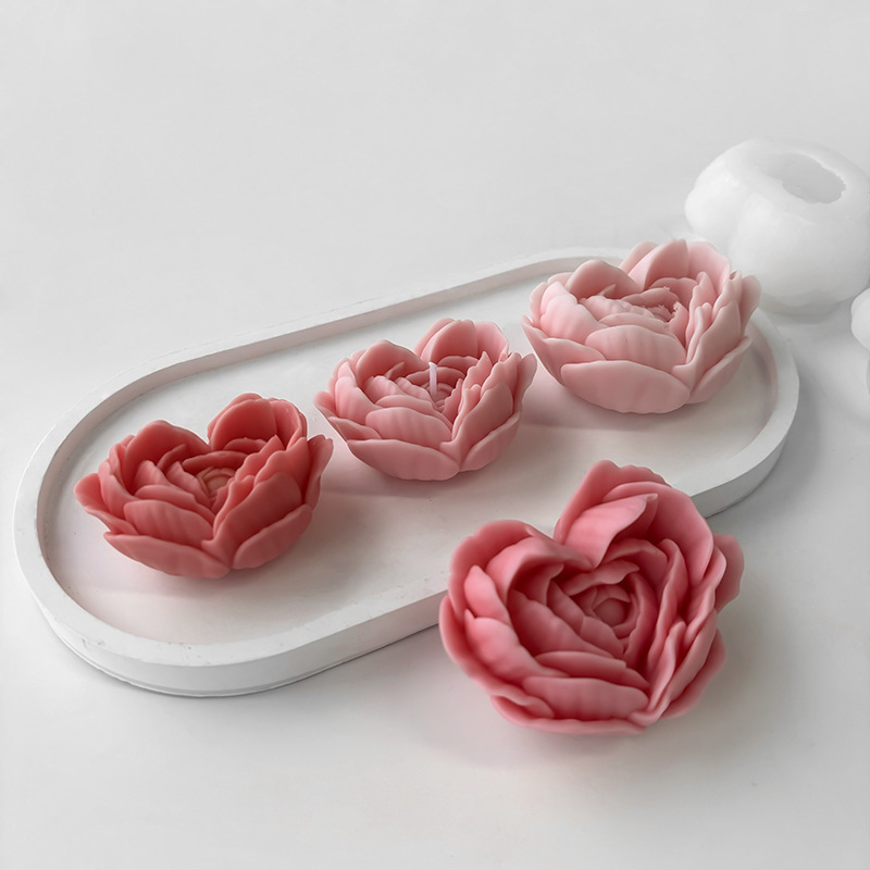 Love Flower Silicone Mold DIY  - огляд і ціна Candle Making Jelly