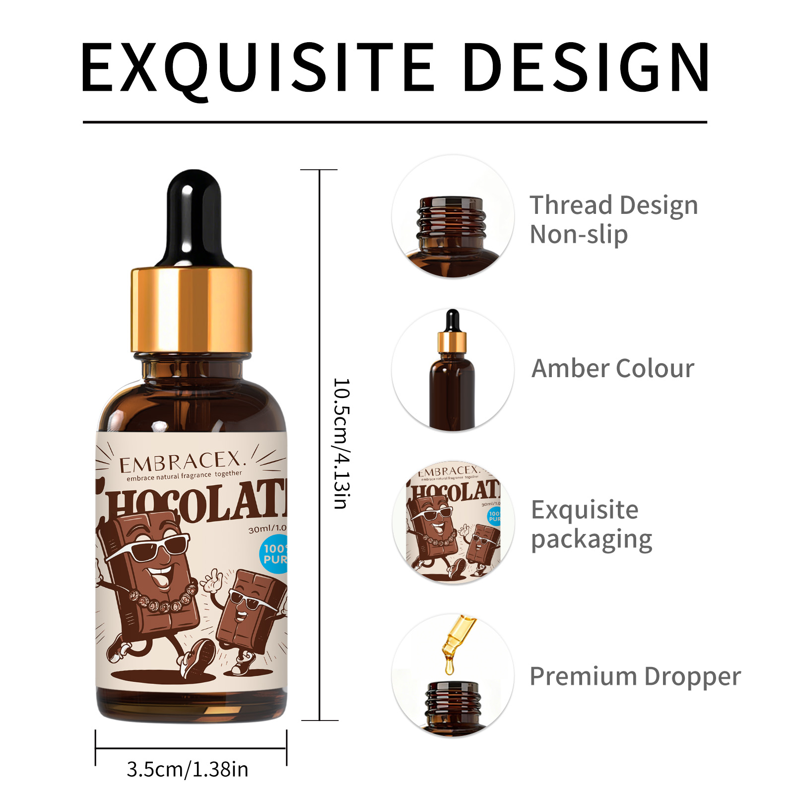 30mlChocolate Essential Oil  C - огляд і ціна Candle Making Oil Scents
