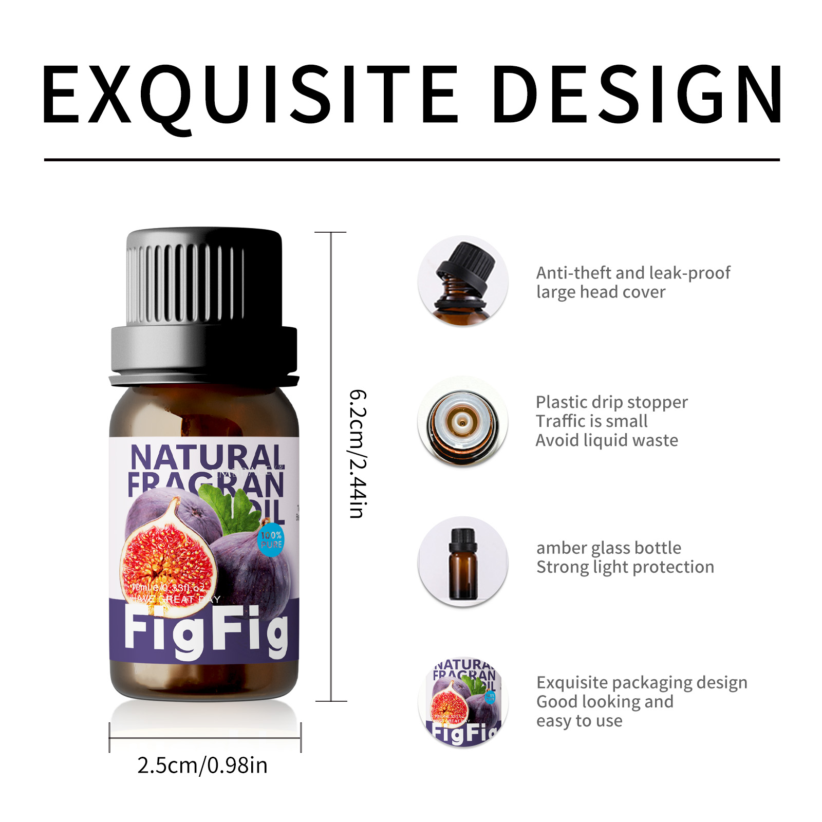 10ml Fig Essential Oil Fruit S - огляд і ціна Candle Making Oil Scents