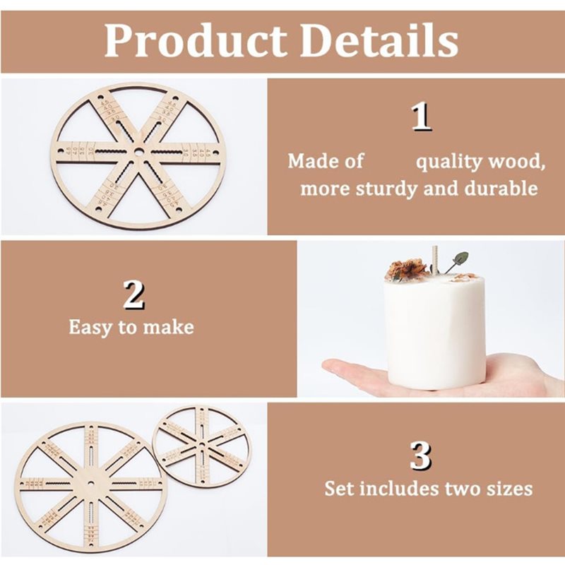 ABUI-Wick Holders 2Pcs Wick Ce - огляд і ціна Candle Making Kit Wholesale