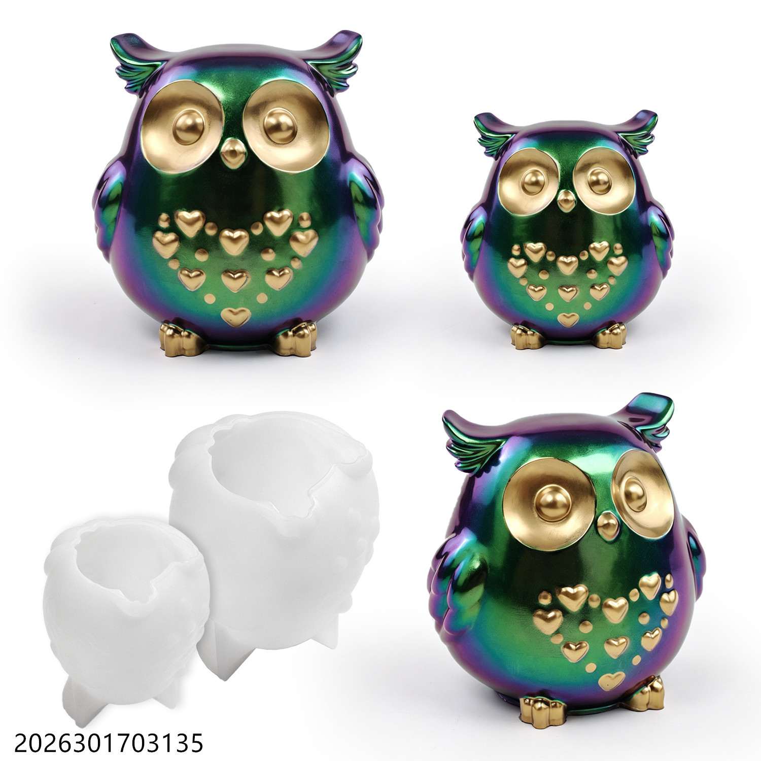 Owl Silicone Mold 3D Bird Shap - огляд і ціна Candle Making Kit Wholesale