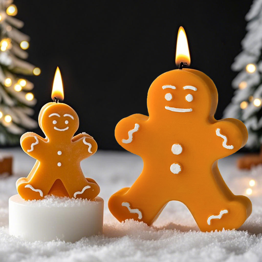 DIY Cartoon Gingerbread Man Si - огляд і ціна Candle Making Activity