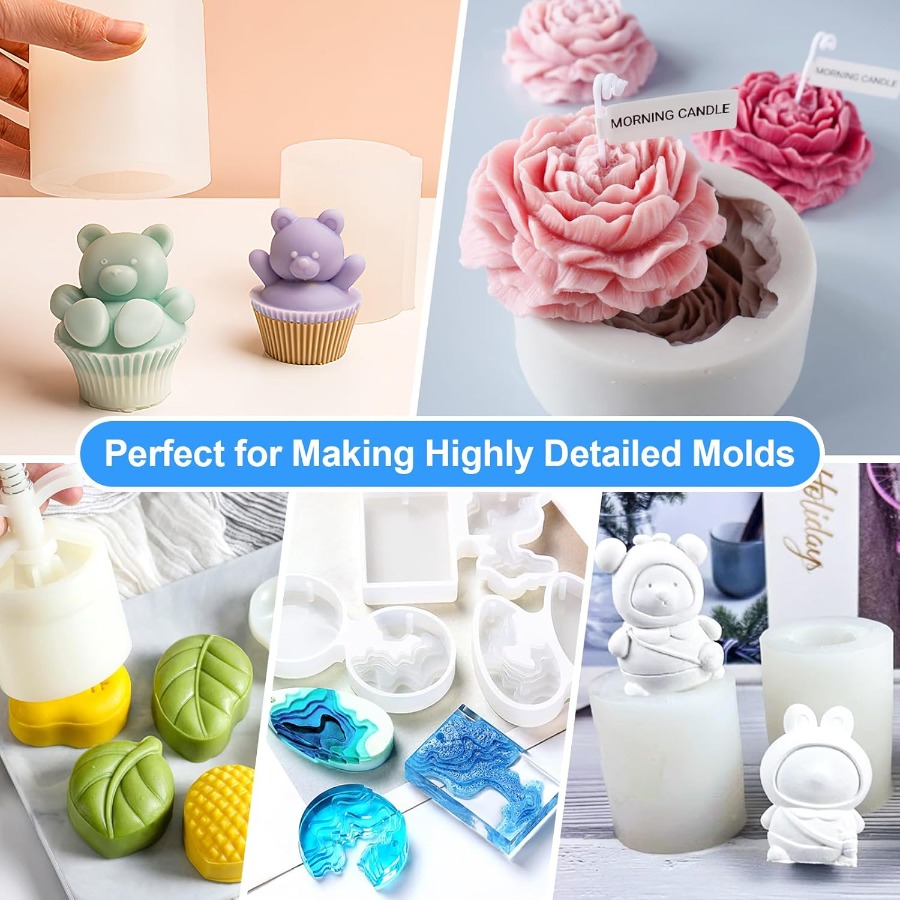 Silicone Mold Making Kit, 38.8 - огляд і ціна Candle Making Jelly