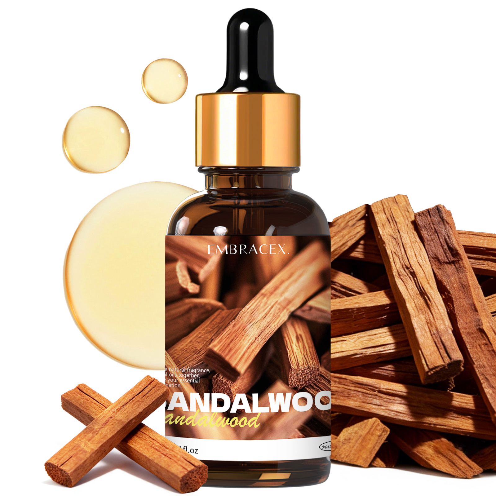 30ml Sandalwood Natural Plant  - огляд і ціна Candle Making Oil Scents