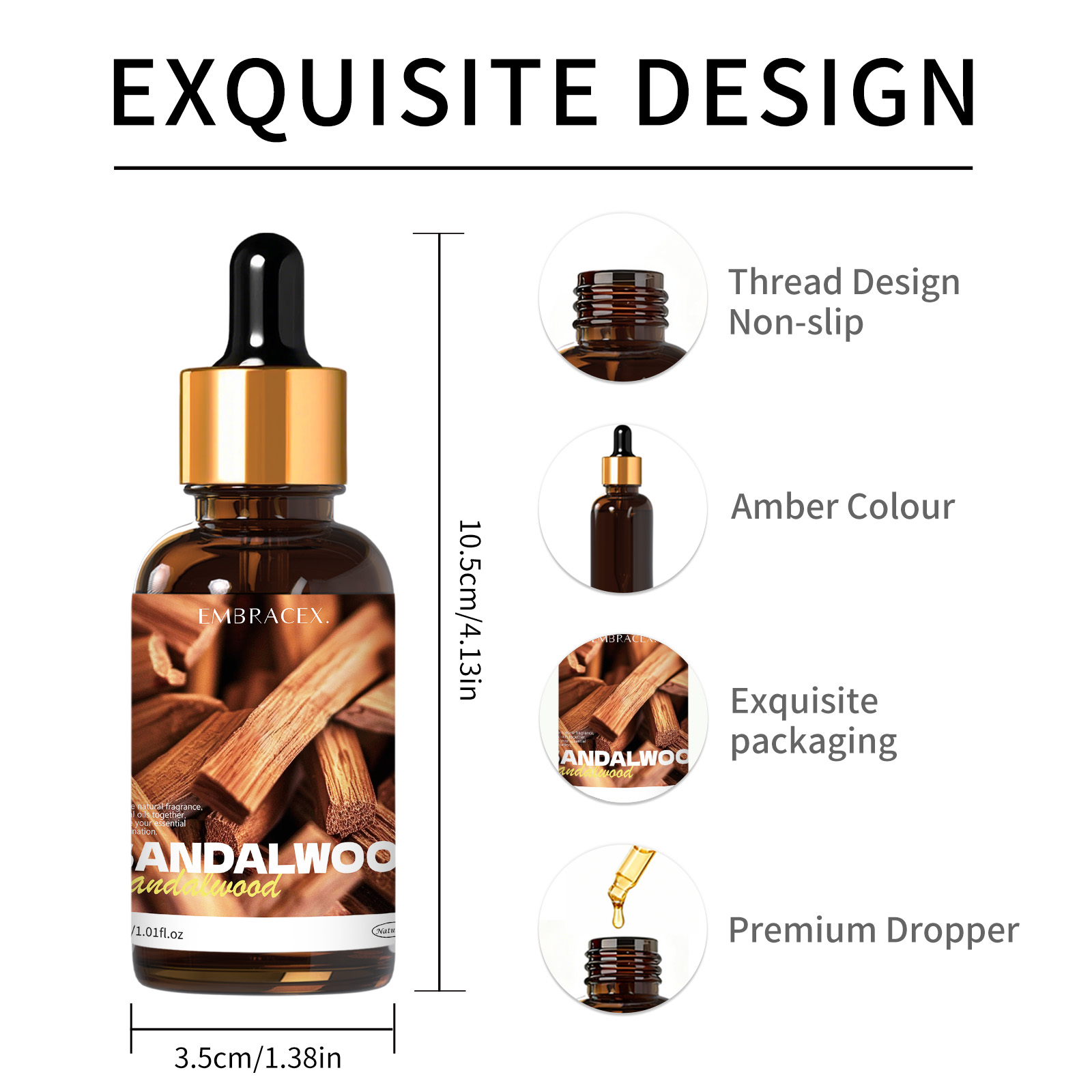 30ml Sandalwood Natural Plant  - огляд і ціна Candle Making Oil Scents